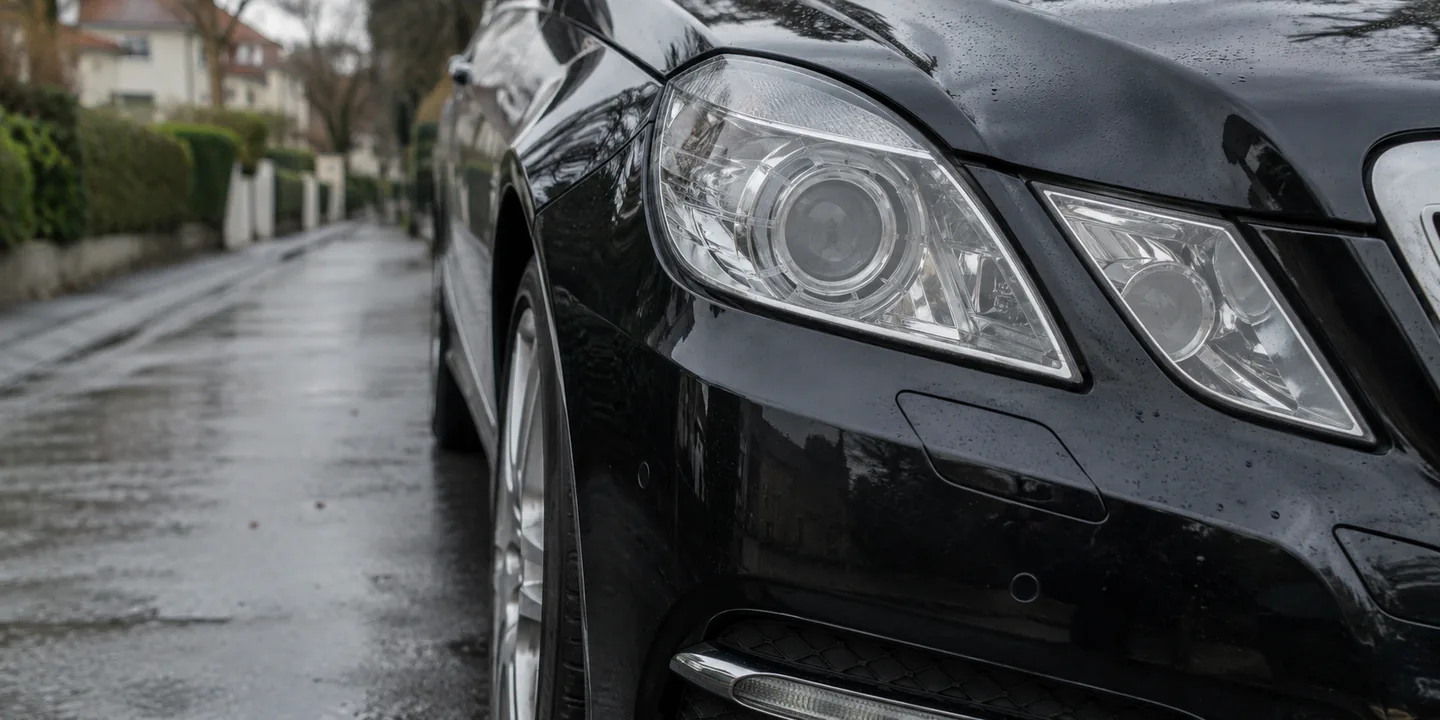 Scheinwerfer an einem Mercedes-Benz E-Klasse (W212) – Mercedes-Benz Scheinwerfer reparieren lassen
